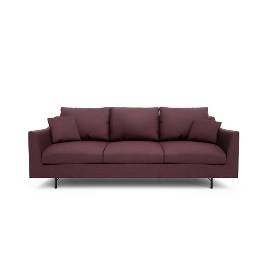 3-Seater Sofa ALFAMA - Burgundy