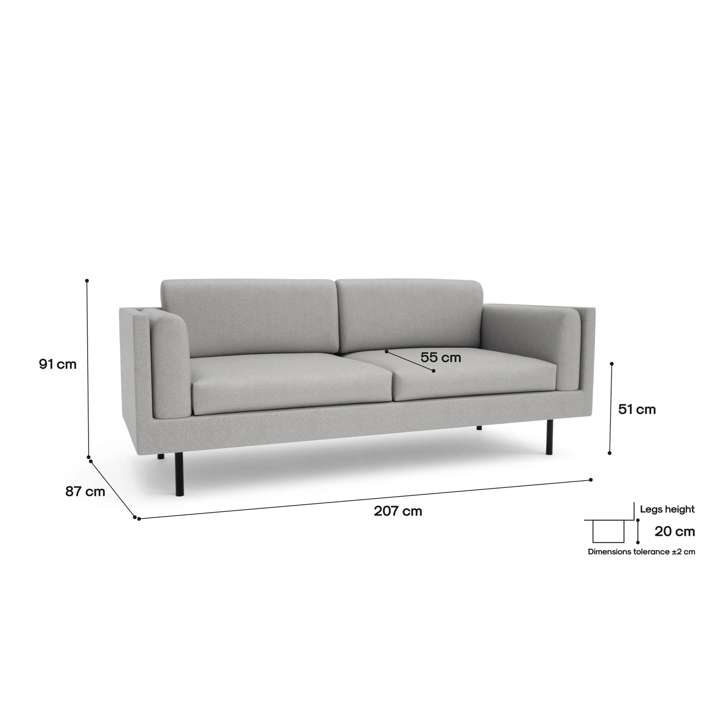 3-Seater Sofa CHELSEA