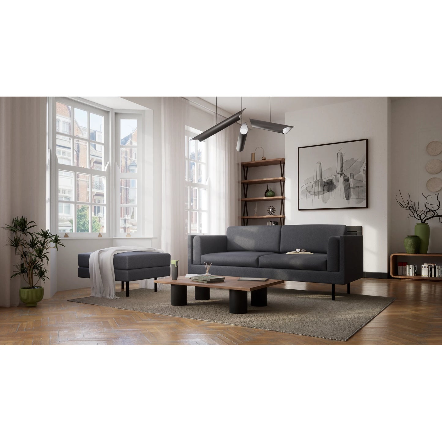 3-Seater Sofa CHELSEA - Grey