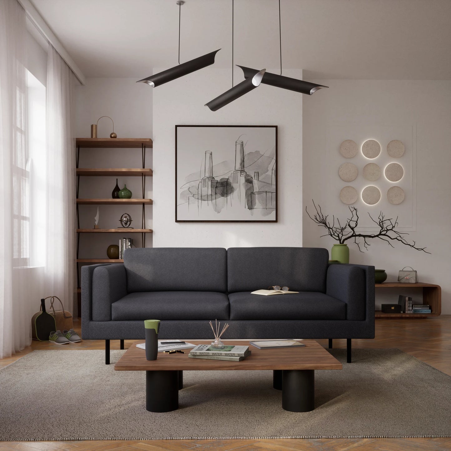 3-Seater Sofa CHELSEA - Grey