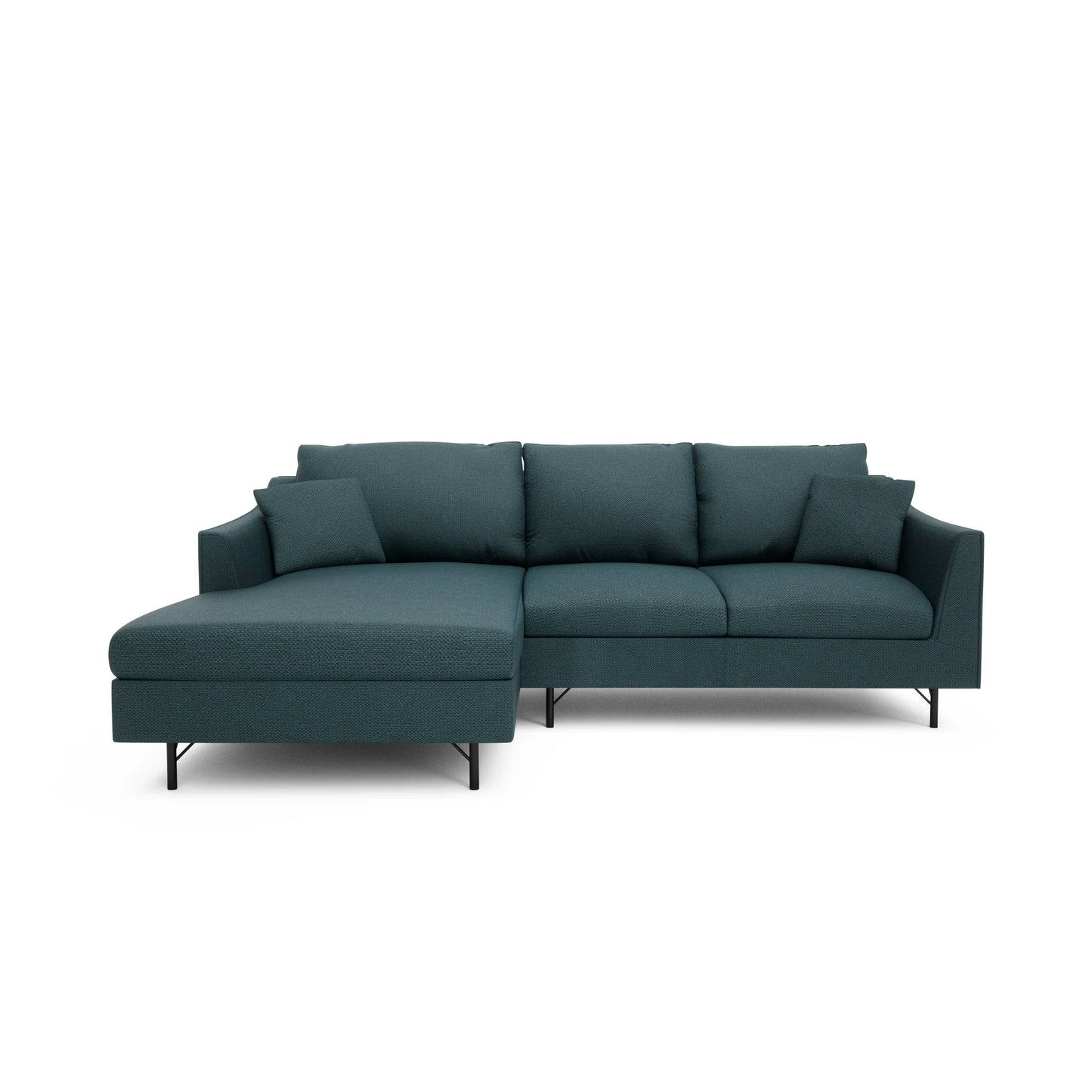 4-Seater Left Corner Sofa ALFAMA - Deep Blue