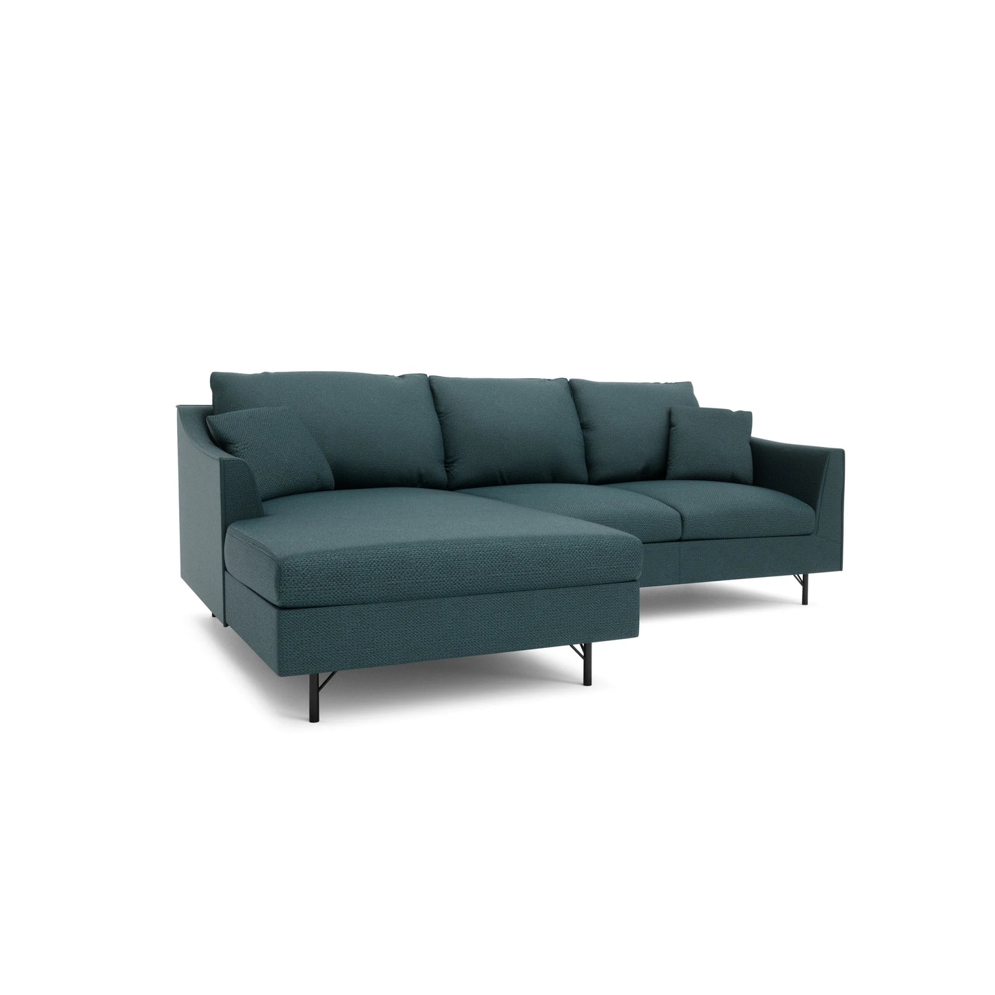 4-Seater Left Corner Sofa ALFAMA - Deep Blue