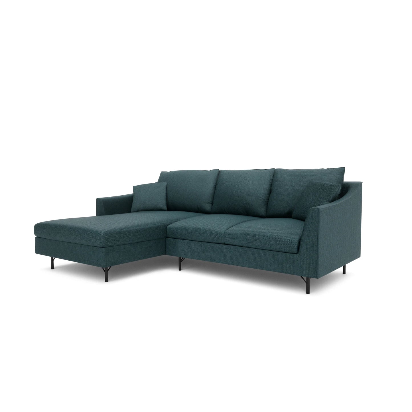 4-Seater Left Corner Sofa ALFAMA - Deep Blue