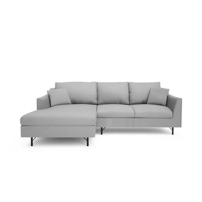 4-Seater Left Corner Sofa ALFAMA - Grey
