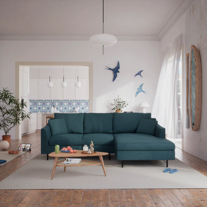 4-Seater Right Corner Sofa ALFAMA - Deep Blue
