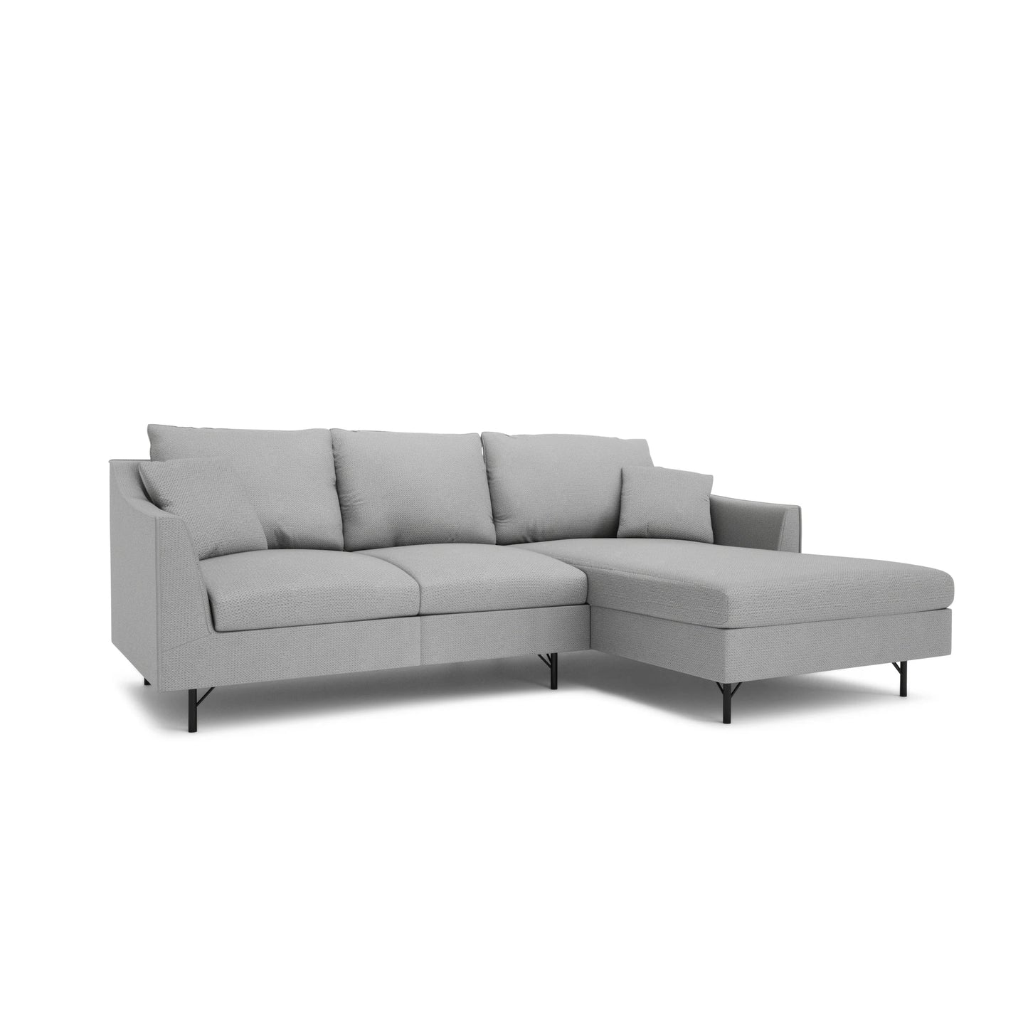 4-Seater Right Corner Sofa ALFAMA - Grey