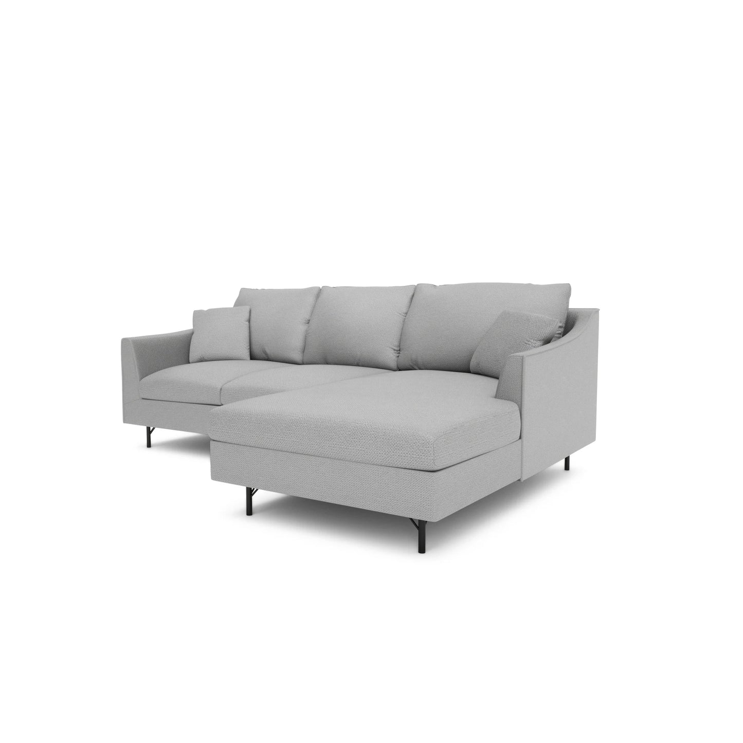 4-Seater Right Corner Sofa ALFAMA - Grey