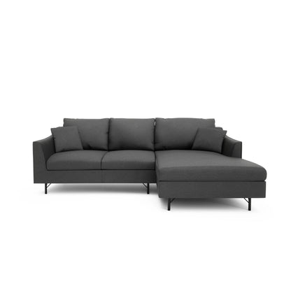 4-Seater Right Corner Sofa ALFAMA - Dark Grey