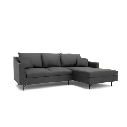 4-Seater Right Corner Sofa ALFAMA - Dark Grey