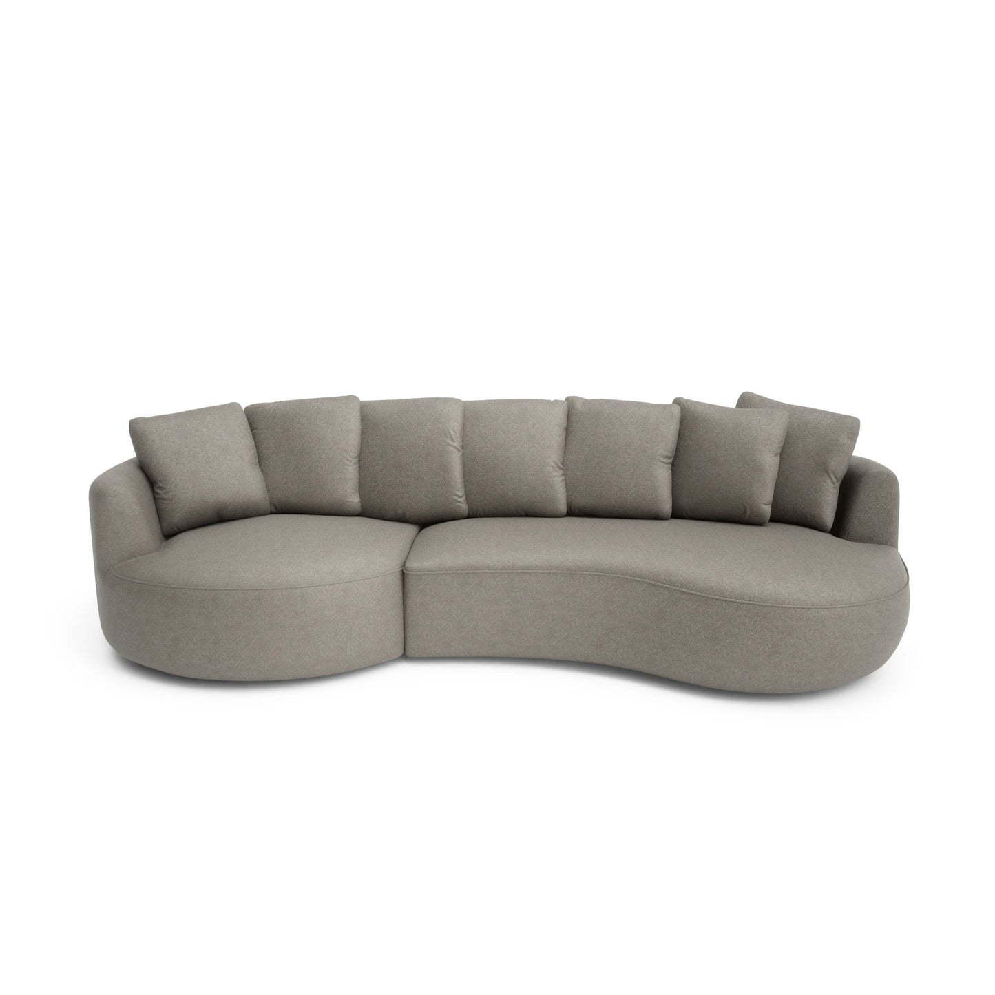 4-Seater Left Corner Sofa BELLEVILLE - Taupe
