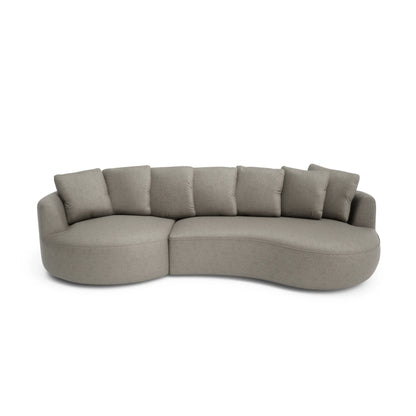 4-Seater Left Corner Sofa BELLEVILLE - Taupe