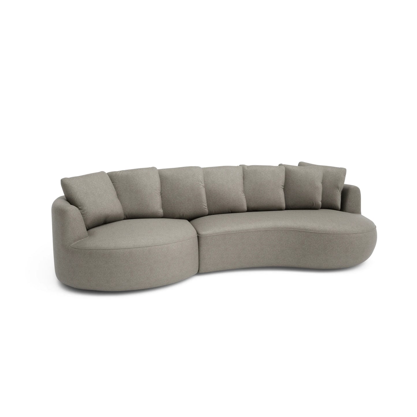 4-Seater Left Corner Sofa BELLEVILLE - Taupe