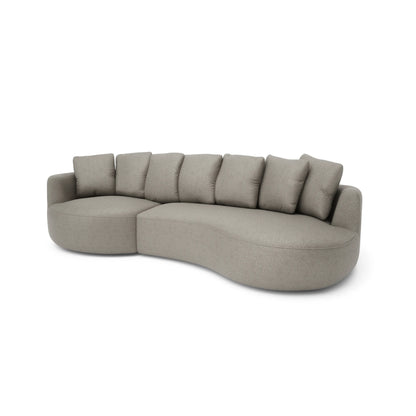4-Seater Left Corner Sofa BELLEVILLE - Taupe