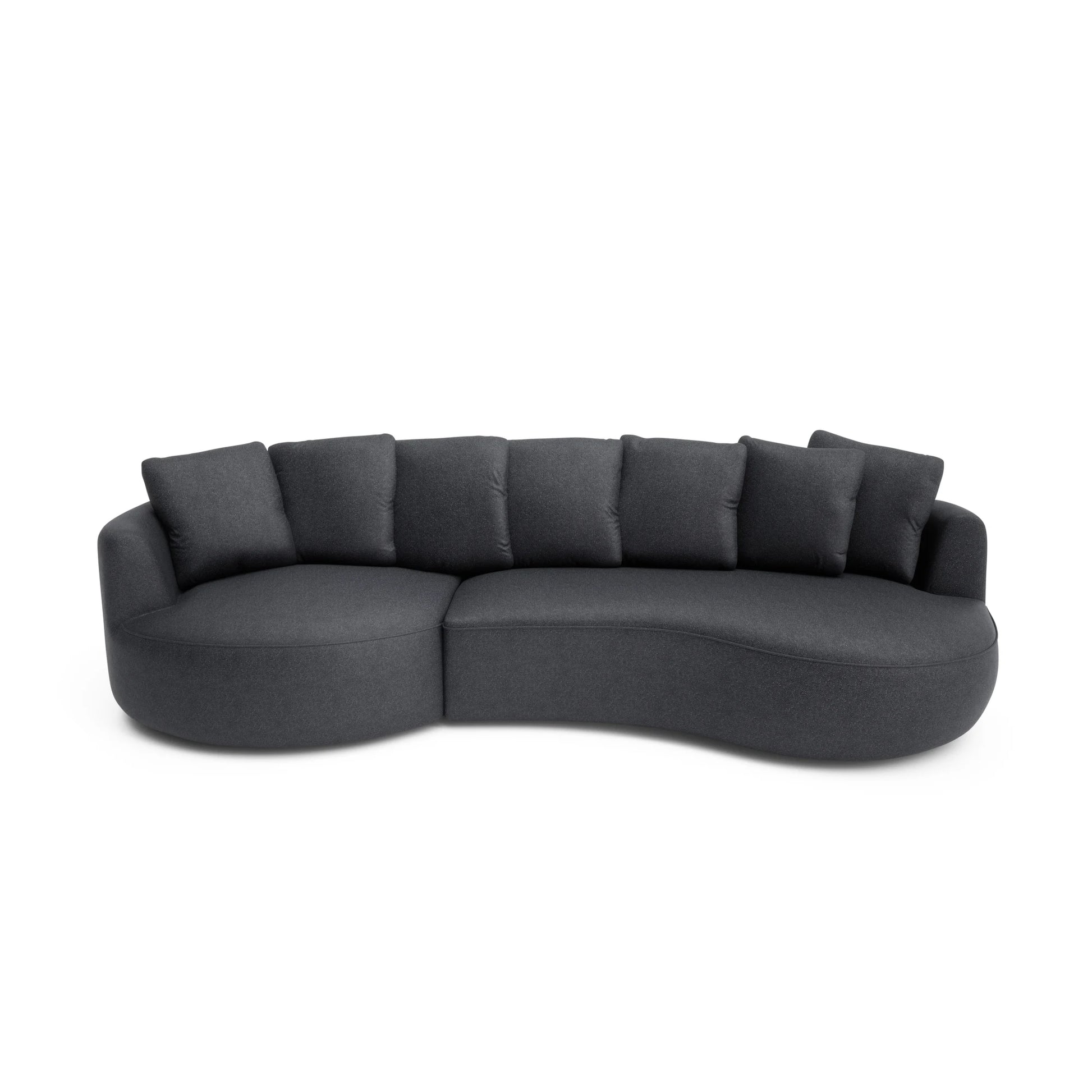 4-Seater Left Corner Sofa BELLEVILLE - Grey