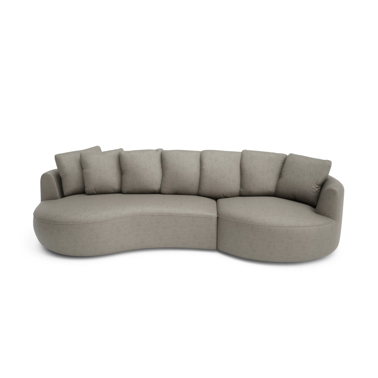 4-Seater Right Corner Sofa BELLEVILLE - Taupe