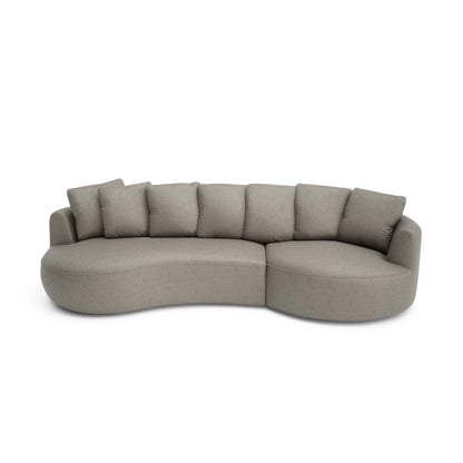 4-Seater Right Corner Sofa BELLEVILLE - Taupe