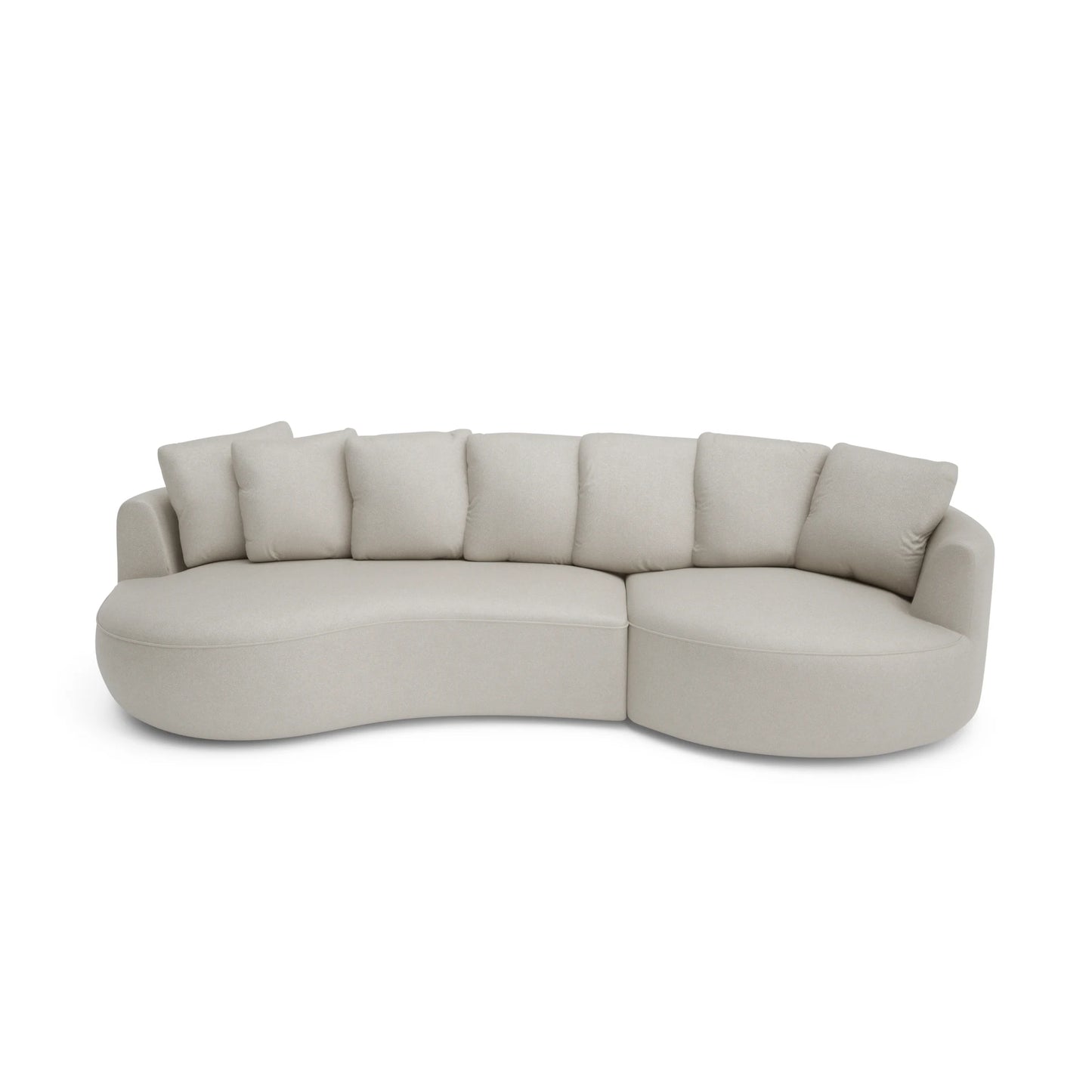 4-Seater Right Corner Sofa BELLEVILLE - Cream