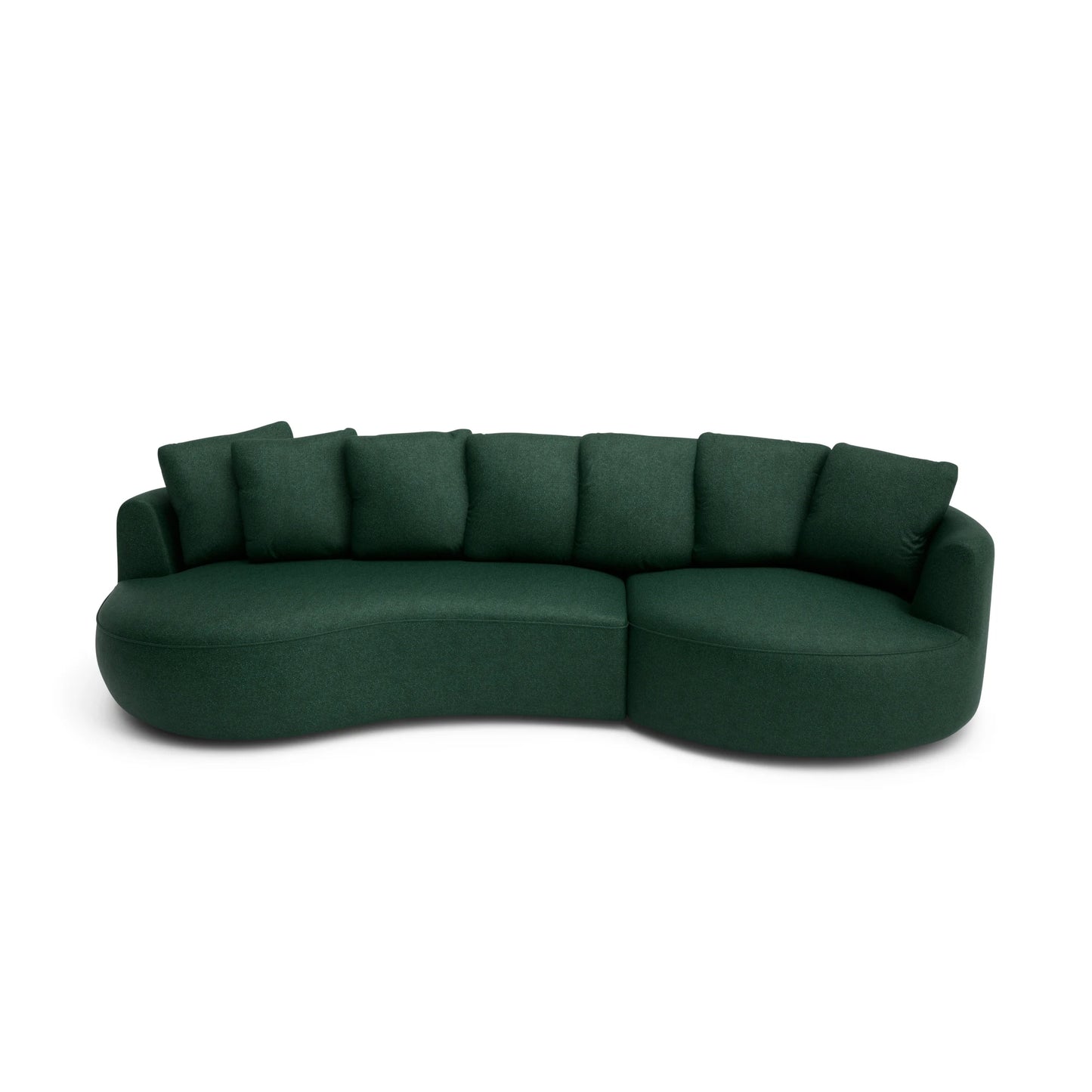 4-Seater Right Corner Sofa BELLEVILLE - Green