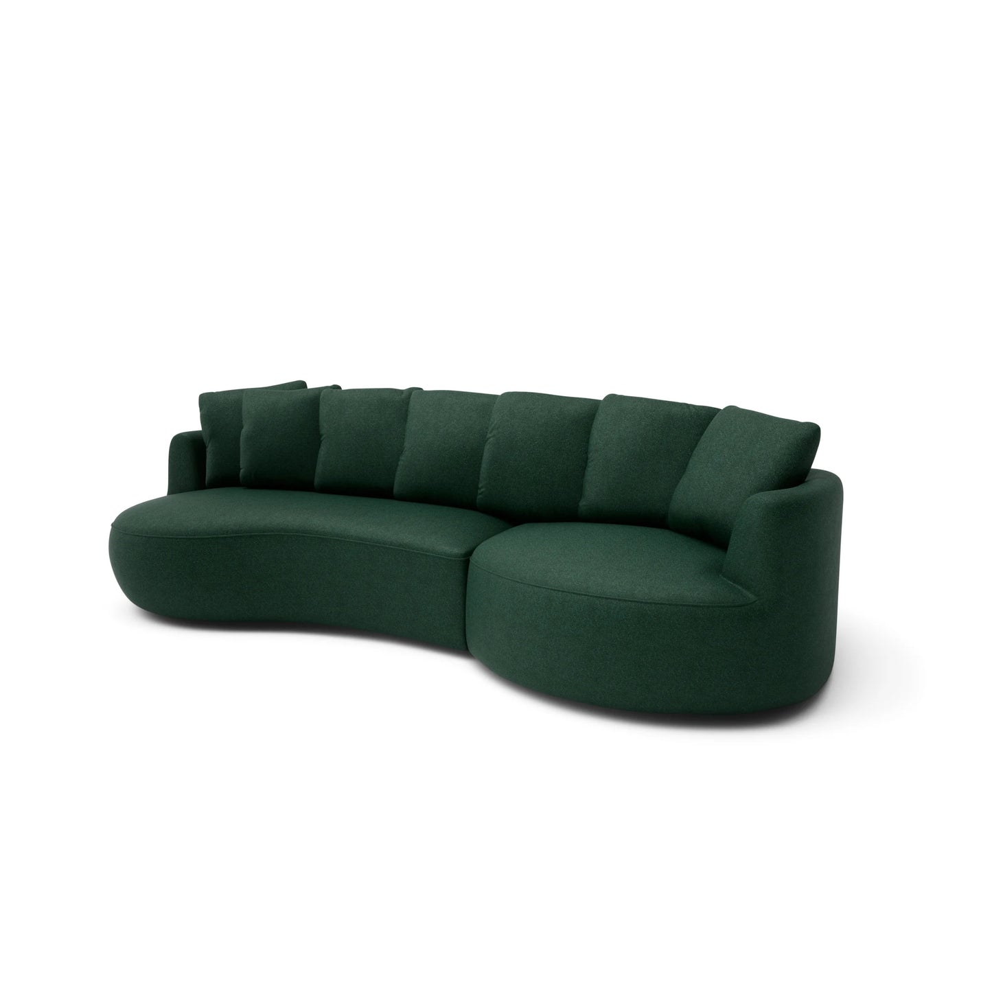 4-Seater Right Corner Sofa BELLEVILLE - Green