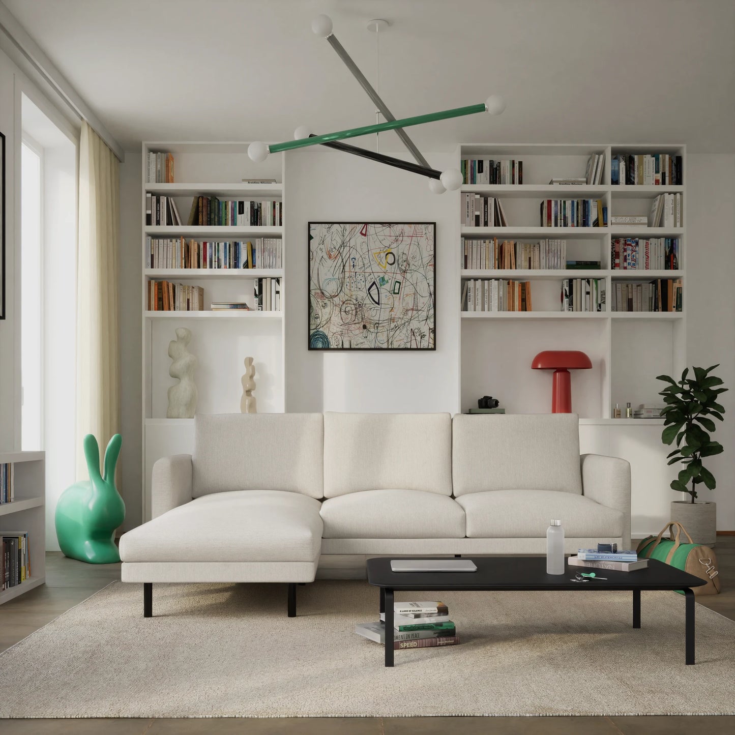4-Seater Left Corner Sofa BRERA