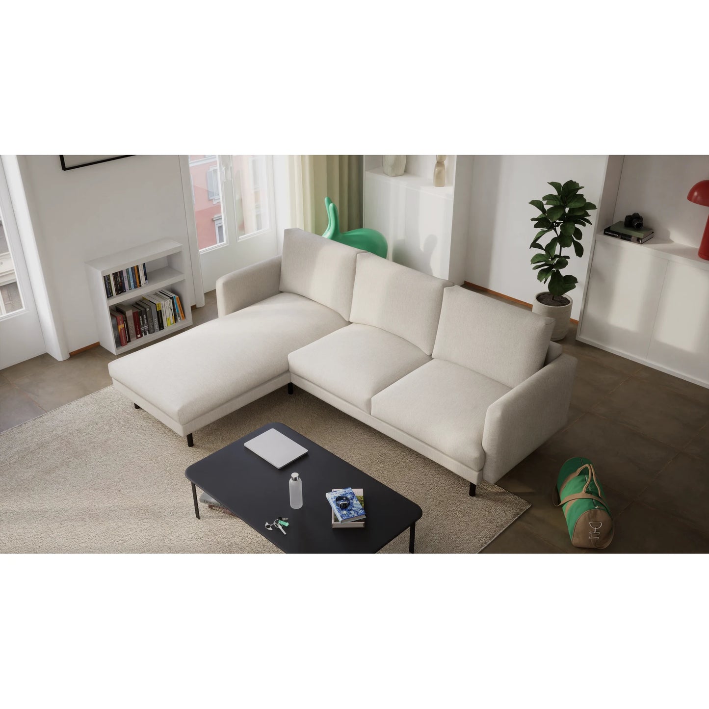 4-Seater Left Corner Sofa BRERA