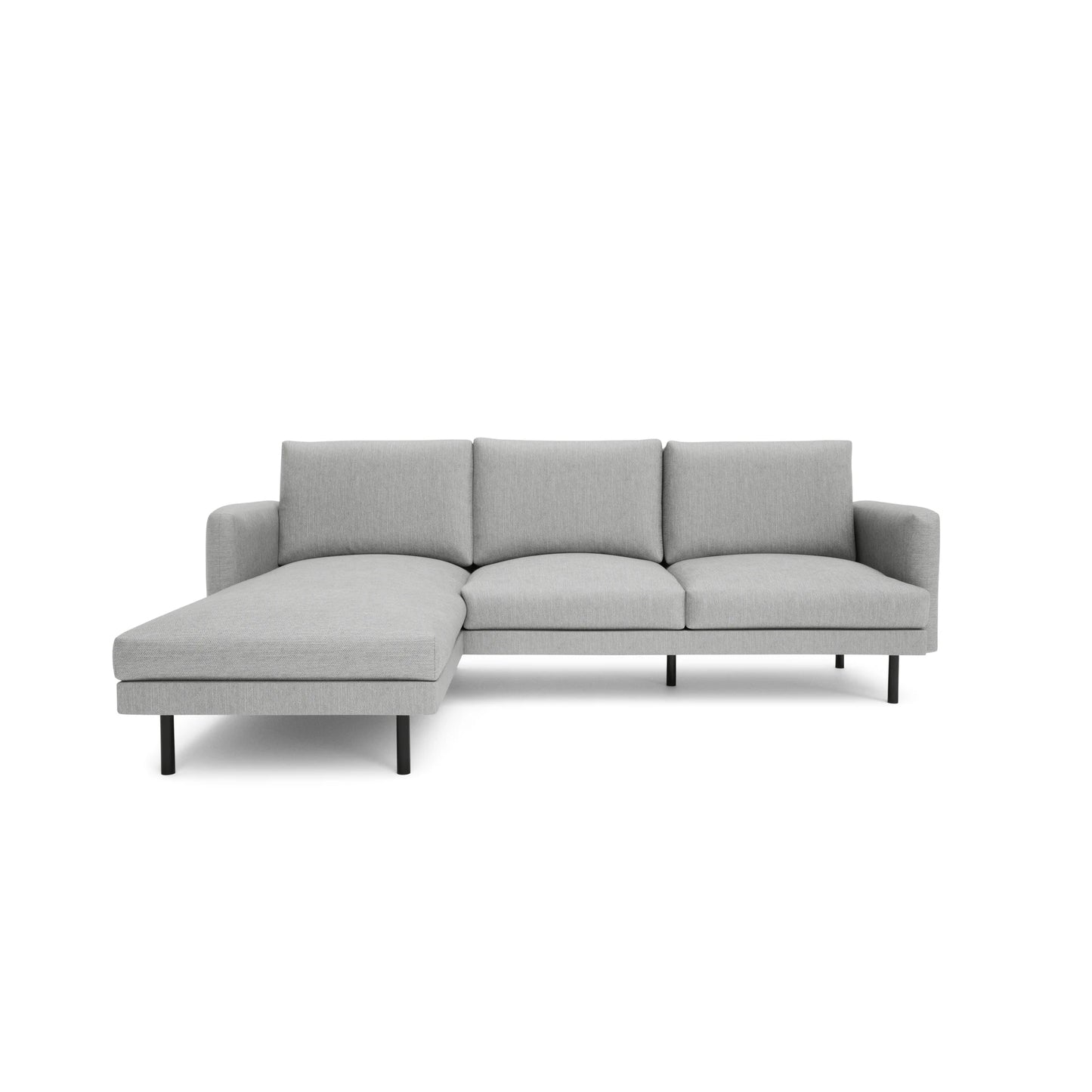 4-Seater Left Corner Sofa BRERA - Grey