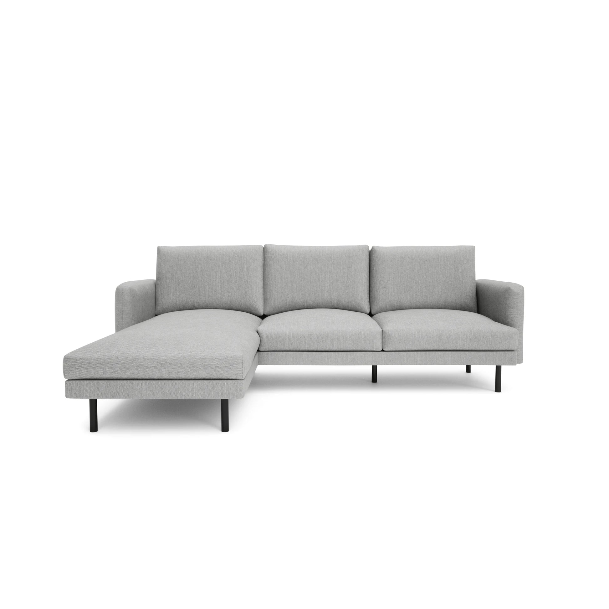 4-Seater Left Corner Sofa BRERA - Grey
