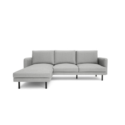 4-Seater Left Corner Sofa BRERA - Grey