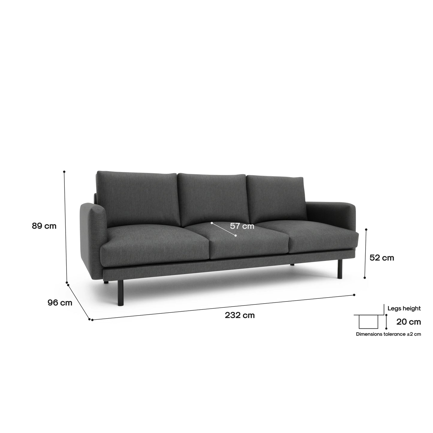 4-Seater Sofa BRERA