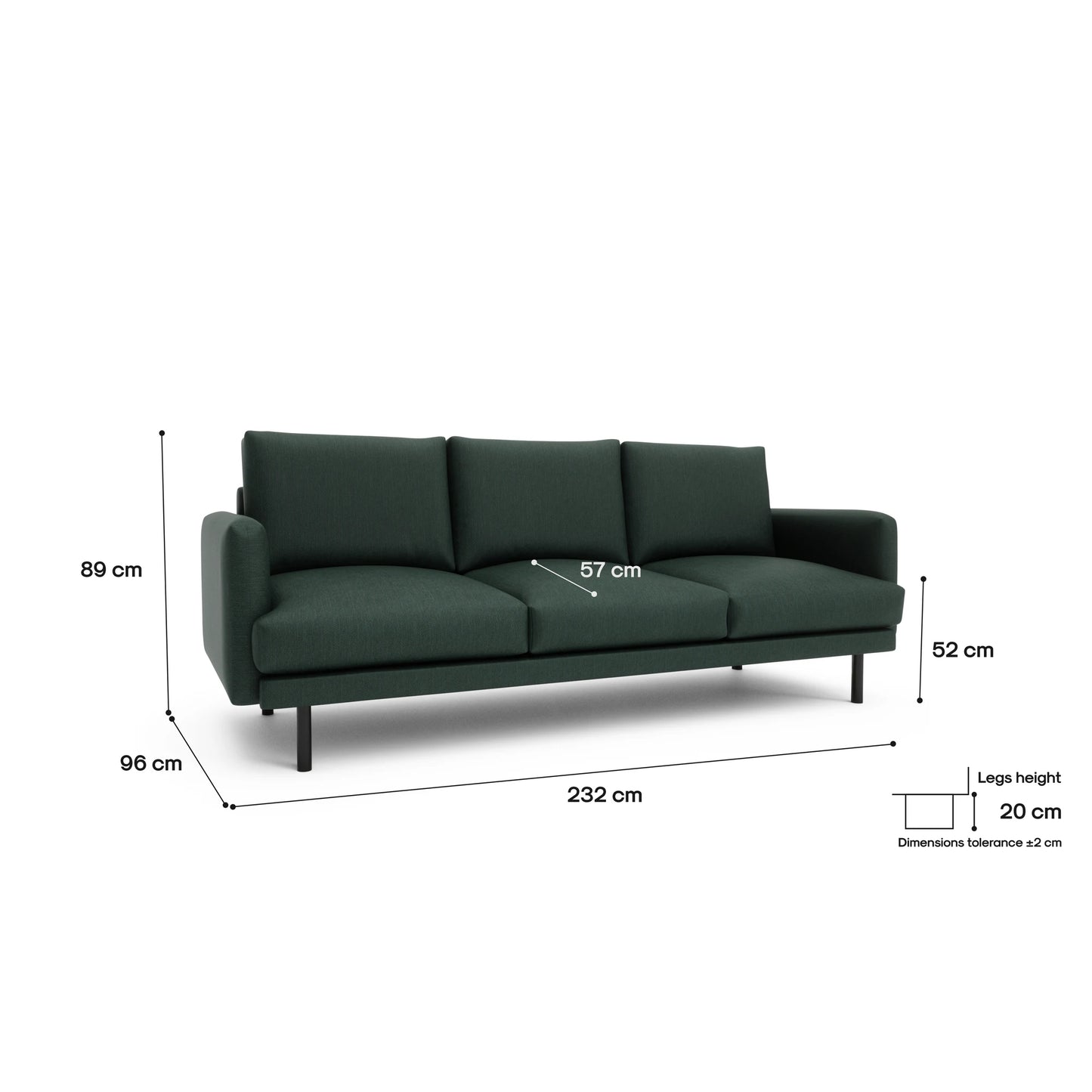 4-Seater Sofa BRERA