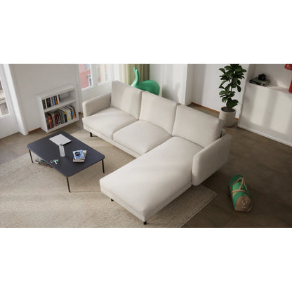 4-Seater Right Corner Sofa BRERA - Beige
