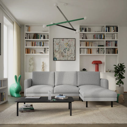 4-Seater Right Corner Sofa BRERA - Grey