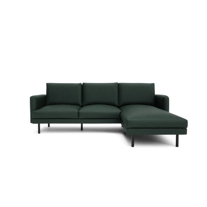 4-Seater Right Corner Sofa BRERA - Green