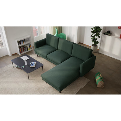 4-Seater Right Corner Sofa BRERA - Green