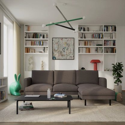 4-Seater Right Corner Sofa BRERA - Taupe