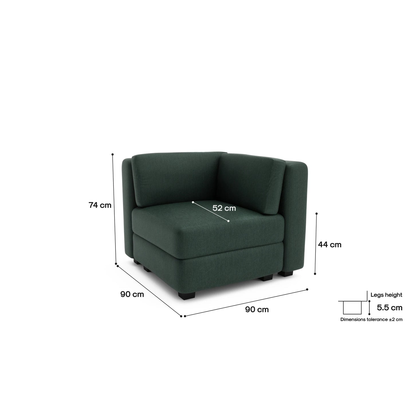 Modular Sofa GRACIA - Corner Module