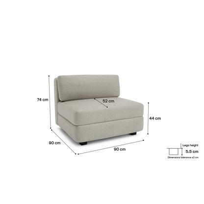 Modular Sofa GRACIA - Large Single Module