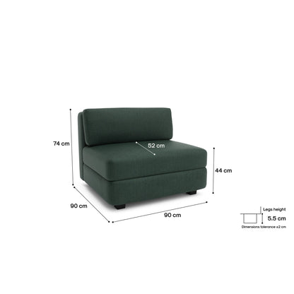 Modular Sofa GRACIA - Large Single Module
