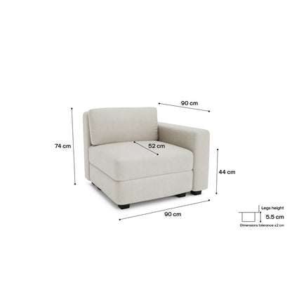 Modular Sofa GRACIA - End Module