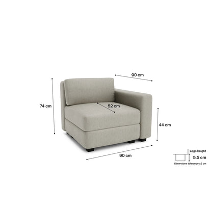 Modular Sofa GRACIA - End Module