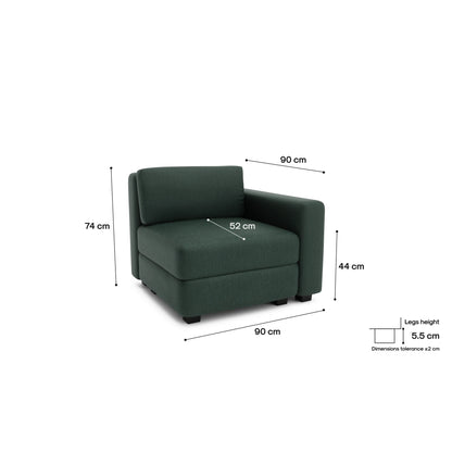 Modular Sofa GRACIA - End Module