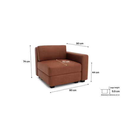 Modular Sofa GRACIA - End Module