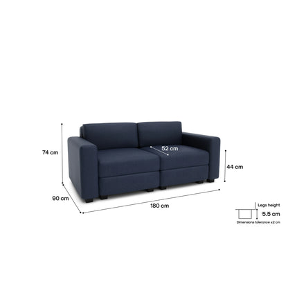 2-Seater Modular Sofa GRACIA