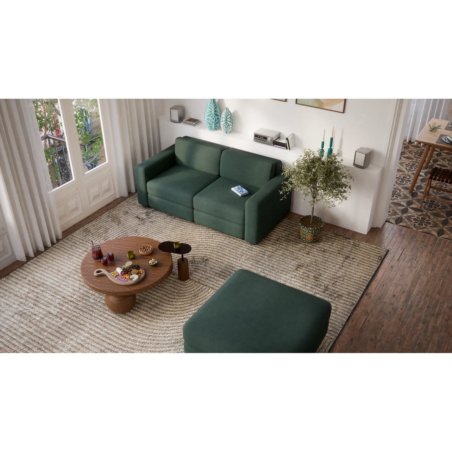 2-Seater Modular Sofa GRACIA