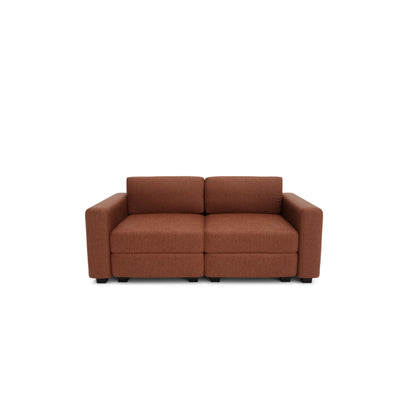 2-Seater Modular Sofa GRACIA - Terracotta