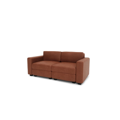 2-Seater Modular Sofa GRACIA - Terracotta