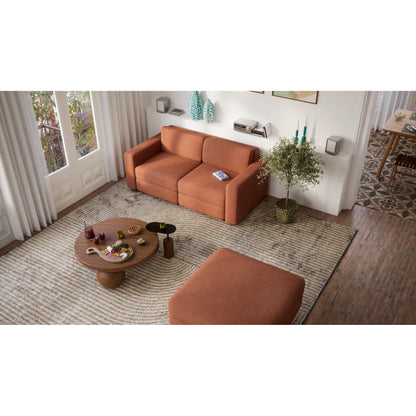 2-Seater Modular Sofa GRACIA - Terracotta
