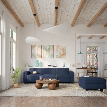 3-Seater Modular Sofa GRACIA - Dark Blue