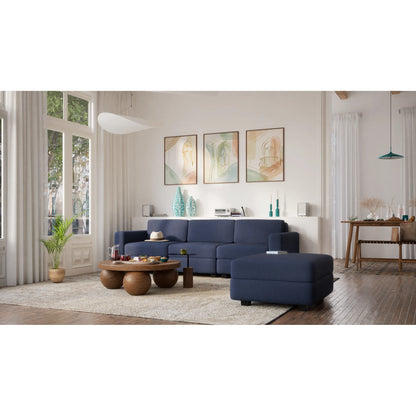 3-Seater Modular Sofa GRACIA - Dark Blue