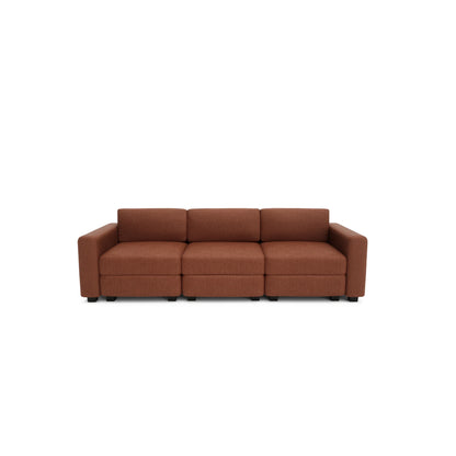 3-Seater Modular Sofa GRACIA - Terracotta